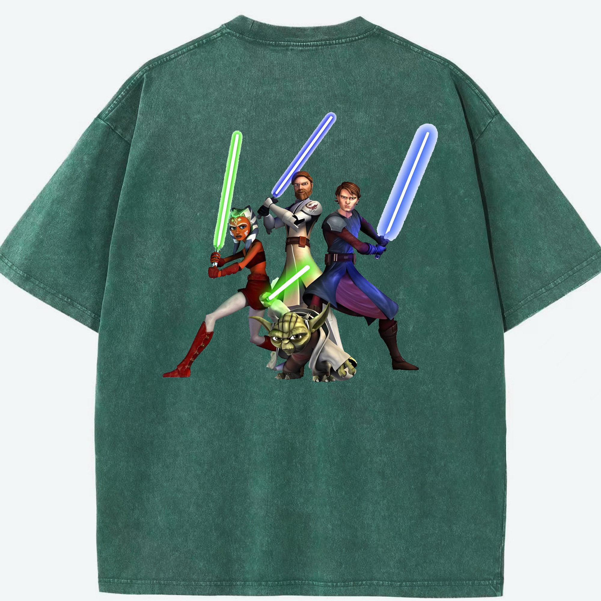 （画像用） スター・ウォーズ Star Wars 綿100% ヴィンテージ風 半袖Tシャツ（背面プリント）